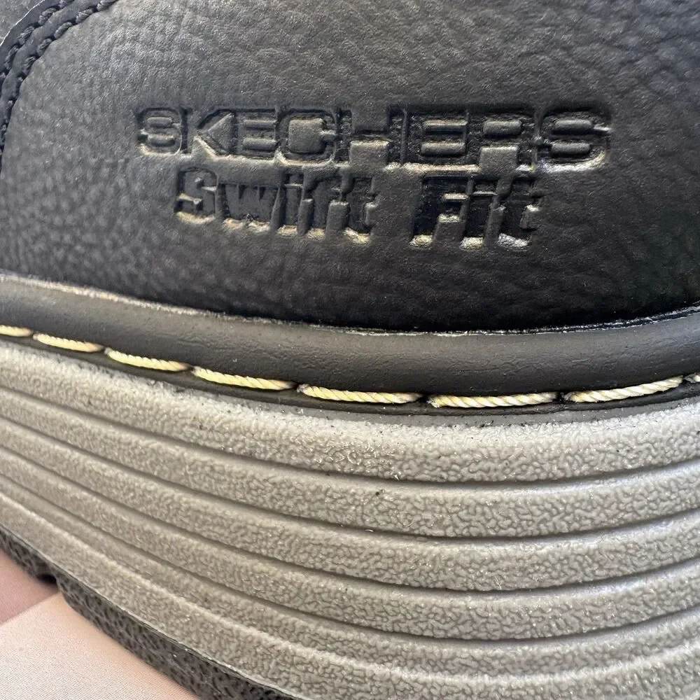 Skechers Hands Free Swift Fit Men’s 10.5 Black Waterproof Casual Sneakers